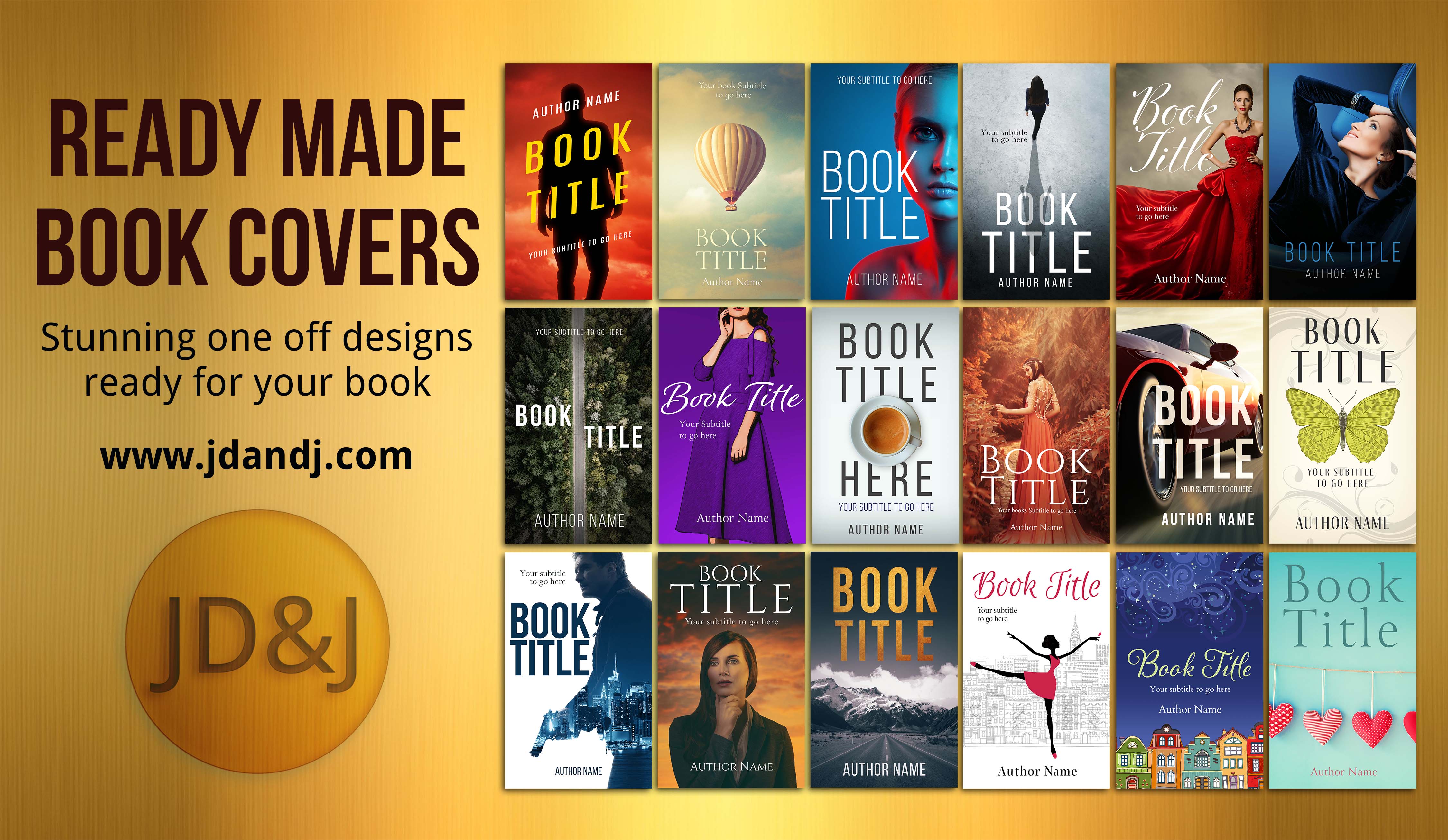 Ready Made Book Cover Design Page Turner Awards